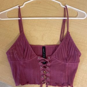 Urban outfitters lace up tank top size SMALL